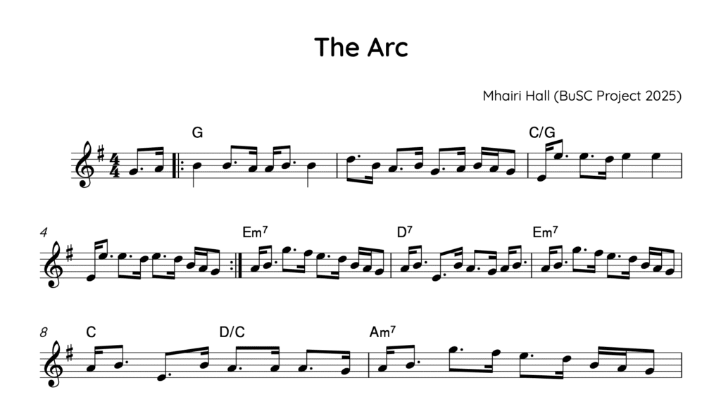 The Arc music by Mhairi Hall