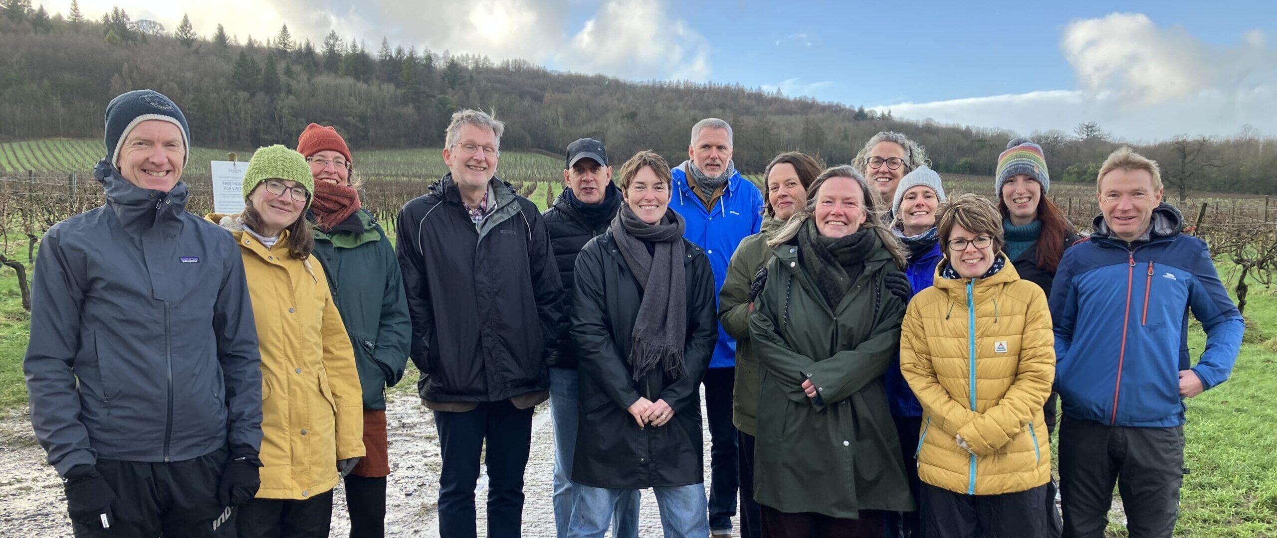 Some of the ACCESS Team outside on a winter's day