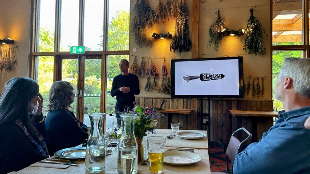 Rob Haward's keynote at Riverford Field Kitchen